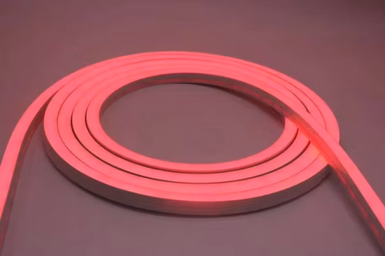 Luces LED SMD 2835 flexibles de neón de silicona impermeables LED de 5 mm