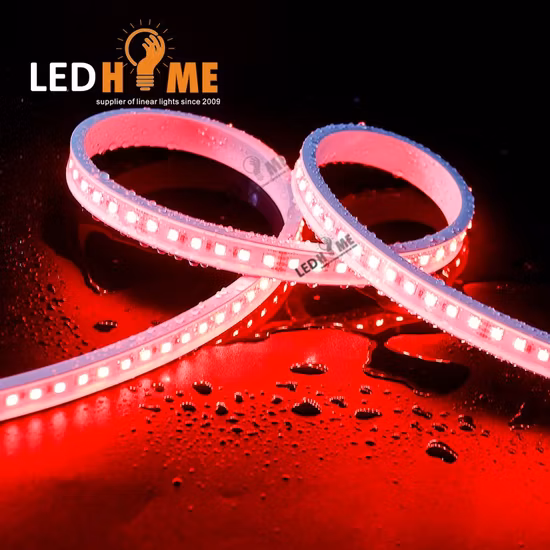 Luces de tira de neón de la luz LED de la cuerda de la flexión del tubo flexible impermeable del silicón IP67
