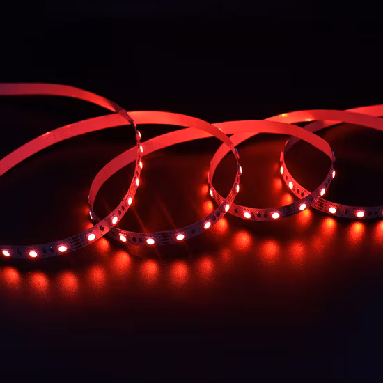 Tira de LED 5050 RGB Color con 60LEDs/M para iluminación navideña