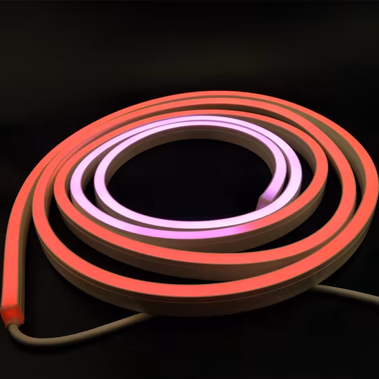 IP65 Cuerda LED Tira de neón flexible Iluminación LED Tubo flexible de luz de neón para decoración de fachadas con 3 años de garantía